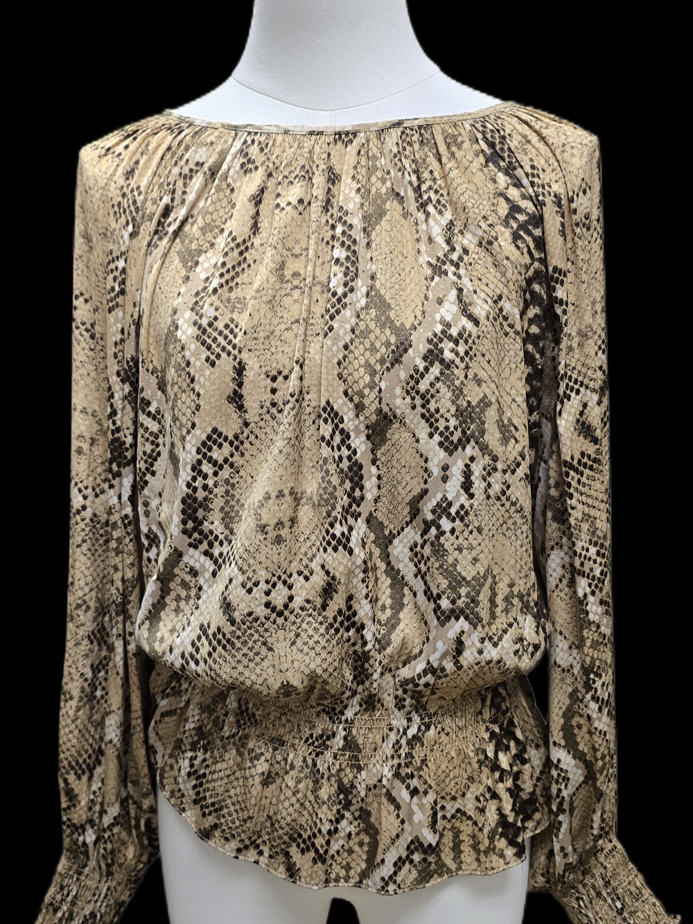 H&M Snake Printed Blouse